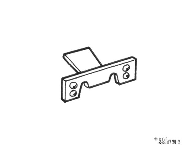 Skärmar/Fotsteg Clips för körbräda med 9 mm gjutning, liten, 10  stycken www.vwdelar.se