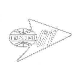 Emblem/Skyltar ”Empi GTV” www.vwdelar.se
