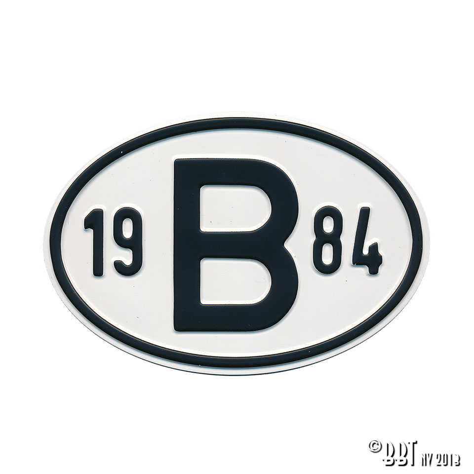 Emblem/Skyltar Skylt D 1962 www.vwdelar.se