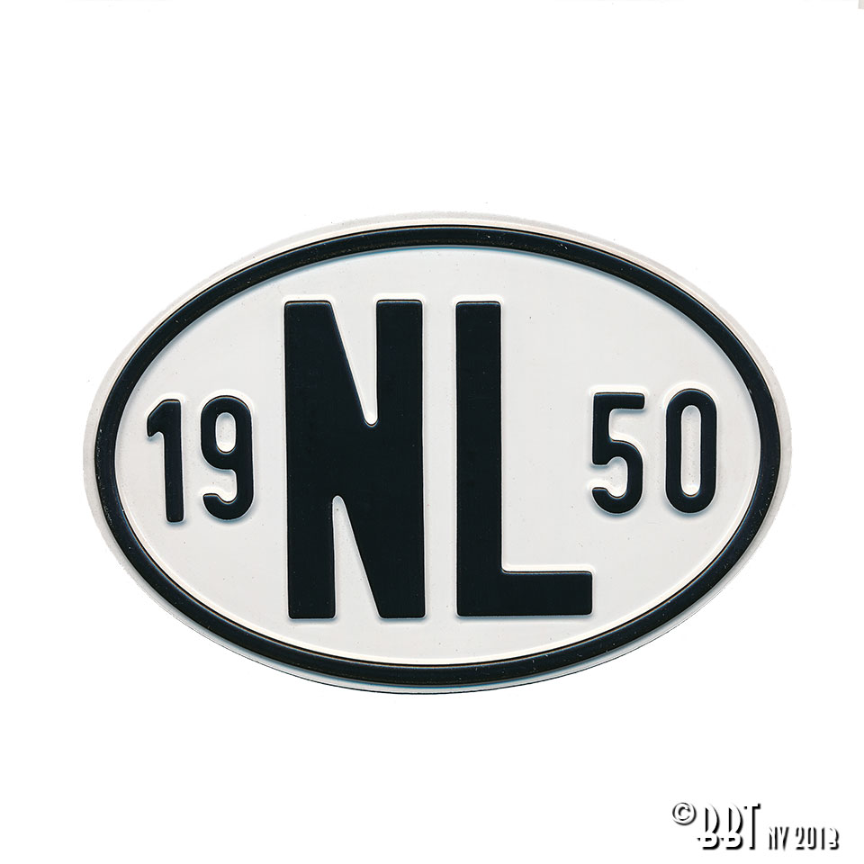 Emblem/Skyltar Skylt B 1958 www.vwdelar.se