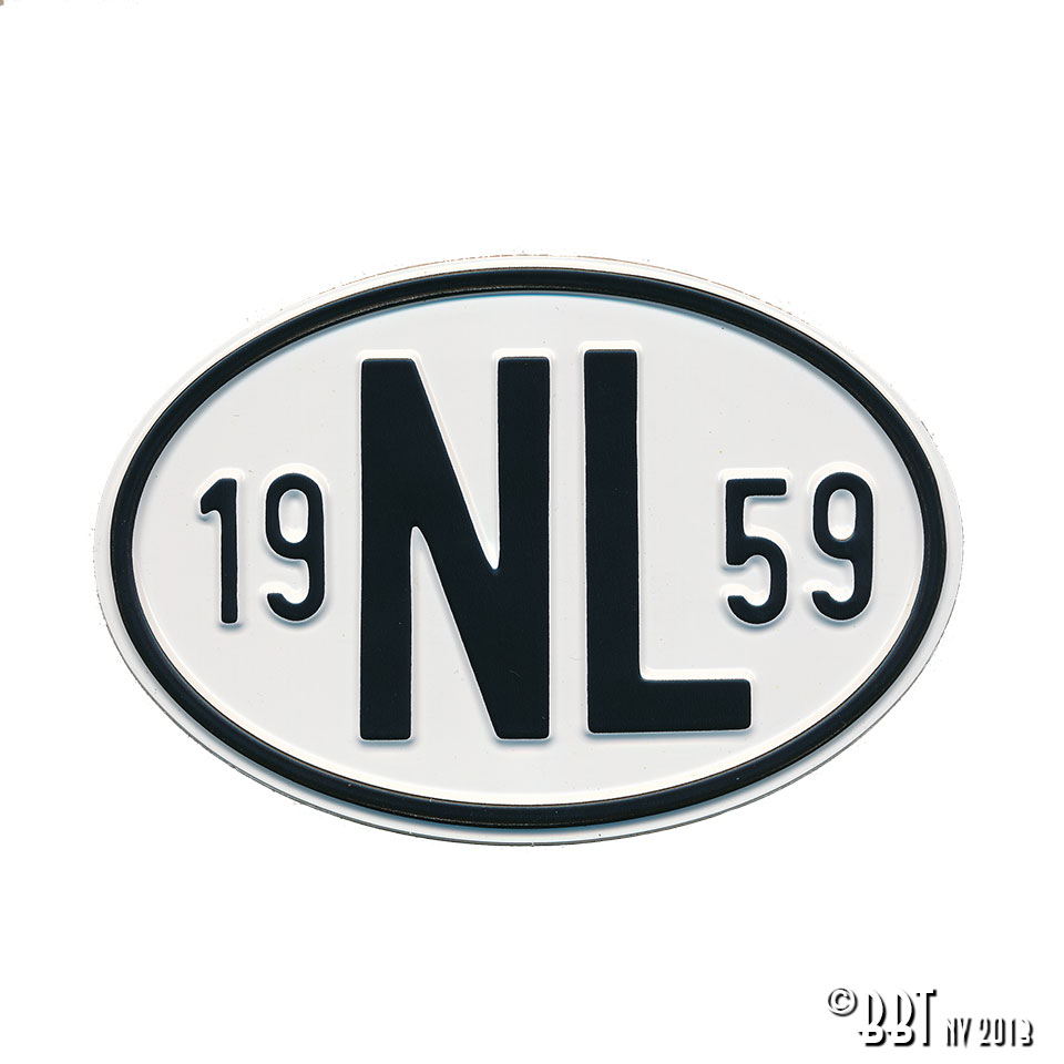 Emblem/Skyltar Skylt B 1959 www.vwdelar.se