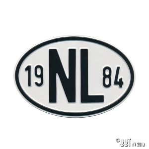 Emblem/Skyltar Skylt NL 1984 www.vwdelar.se