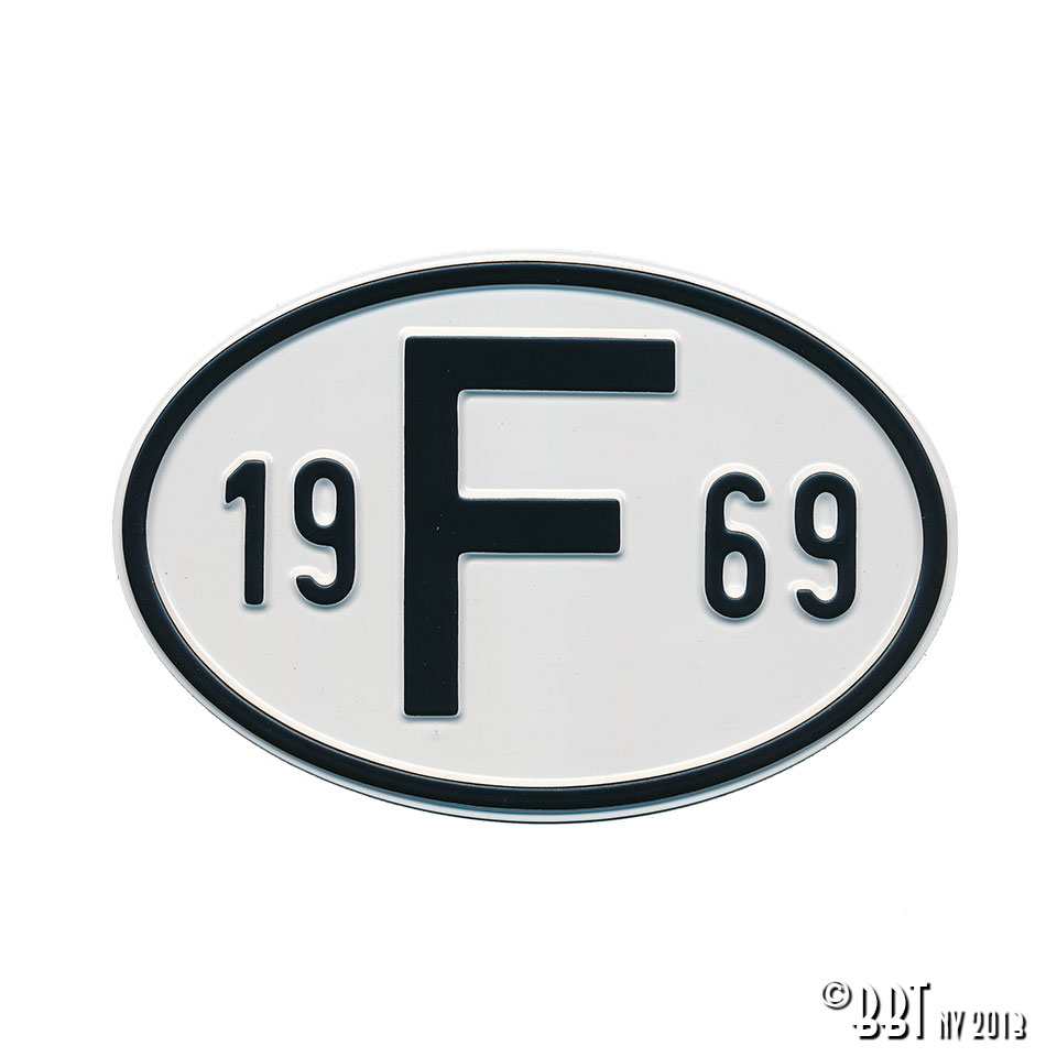Emblem/Skyltar Skylt NL 1970 www.vwdelar.se