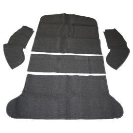 Bagagemattor Matt kit för körsbär utan baksätes, svart universal kit. Perfekt när du tar bort baksätet för att skapa lite extra utrymme eller för att installera några högtalare. www.vwdelar.se