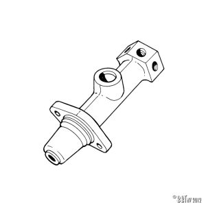 Bromssystem Huvudbromscylinder 19 mm enkelkrets www.vwdelar.se