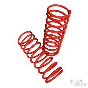 Fjädrar Säkningsfjädrar, 4-5 cm lägre, med TüV,par www.vwdelar.se