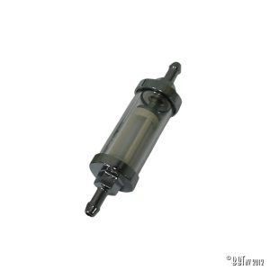 Bränslefilter Bränsle filter för Ø 6 mm, krom, www.vwdelar.se