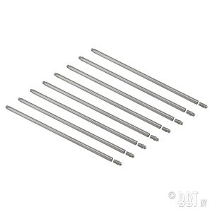 Motor Stötstångssats – blank ände Chromoly, TQ, 8  stycken www.vwdelar.se