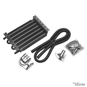 Motor Oljekylare med 6 rör, 20 x 31 x 6 cm www.vwdelar.se