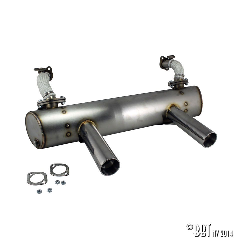 Avgassystem Ljuddämpare Fatboy för # 3270, keramisk belagd www.vwdelar.se