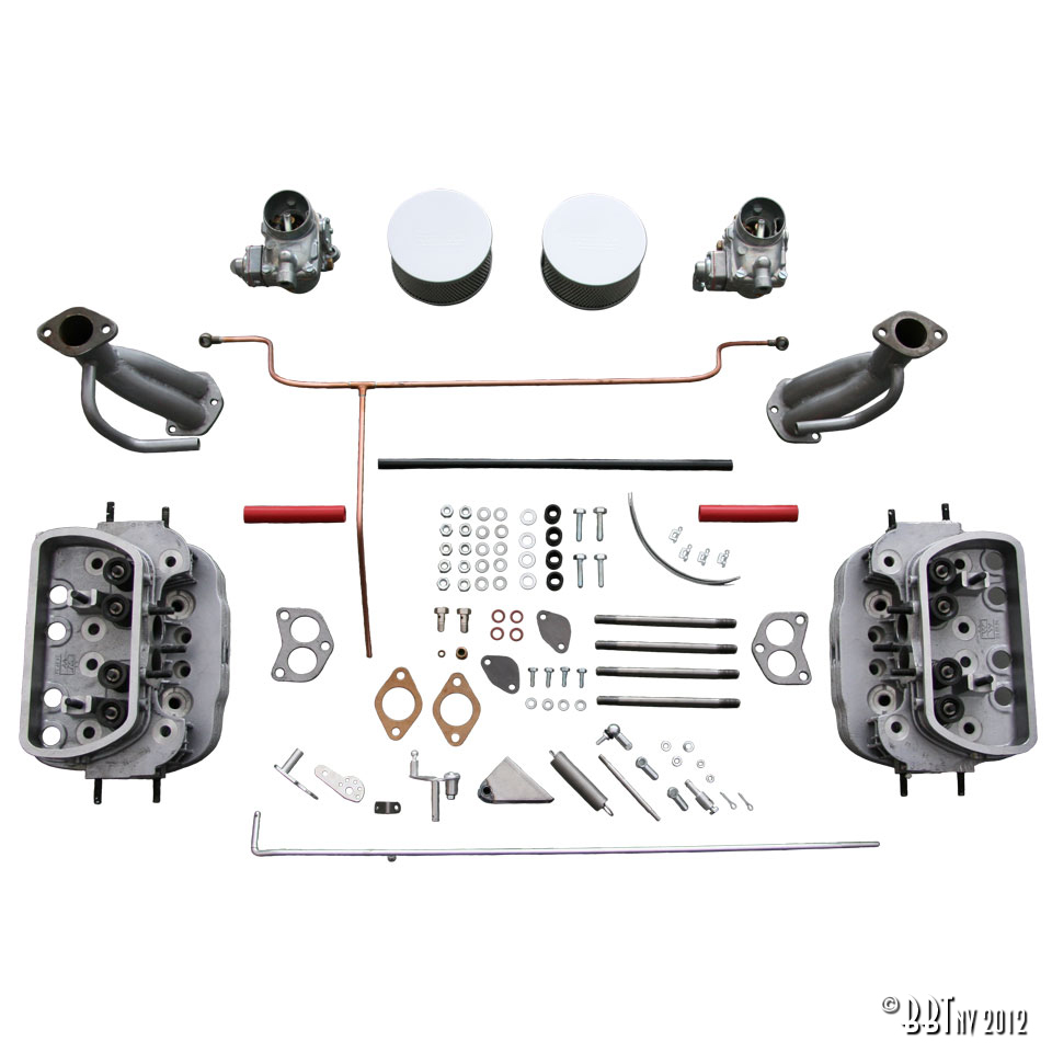 Motor Cylinderhuvud, dubbelport, Förbränningskammare: 51 ml (3.11 CI) www.vwdelar.se